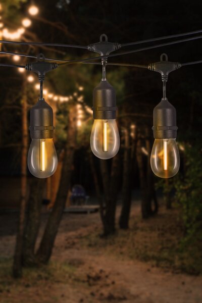 Garden Line Svetelná LED reťaz MODERN s 20 žiarovkami teplá biela