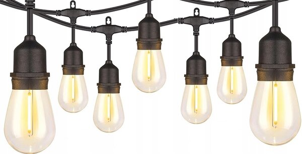 Garden Line Svetelná LED reťaz MODERN s 20 žiarovkami teplá biela