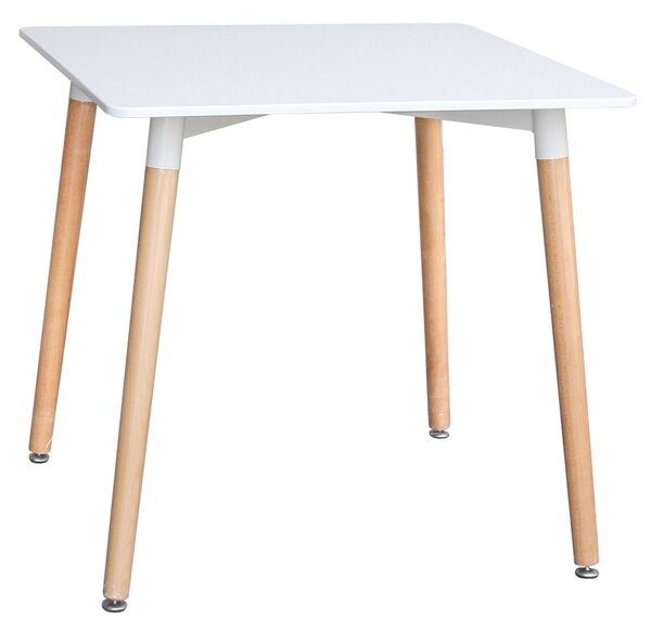 Jedálenský stôl 80x80 UNO biely