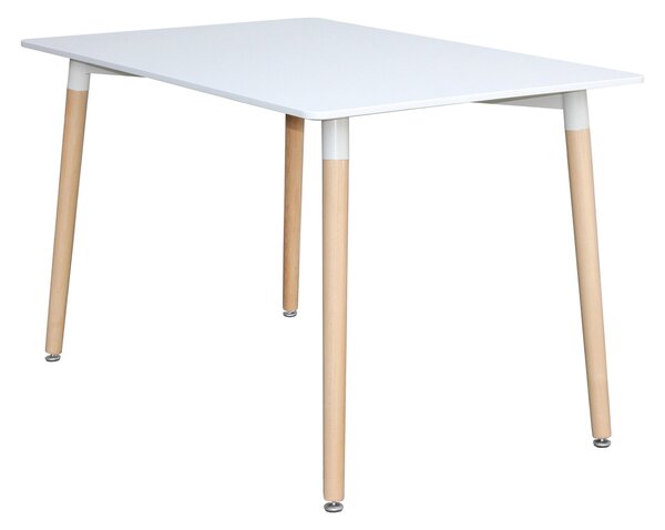 Jedálenský stôl 120x80 UNO biely