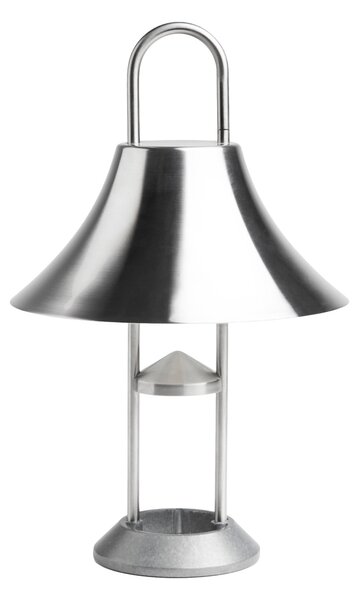Prenosná lampa Mousqueton, Brushed Stainless Steel – HAY