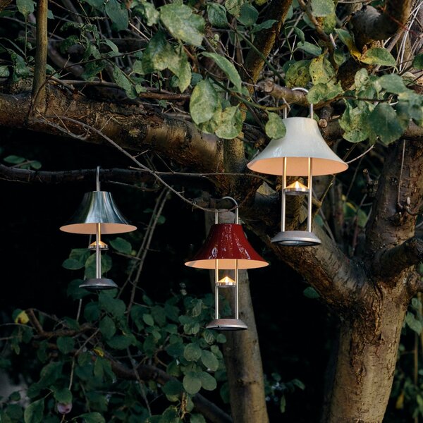 Prenosná lampa Mousqueton, Brushed Stainless Steel – HAY