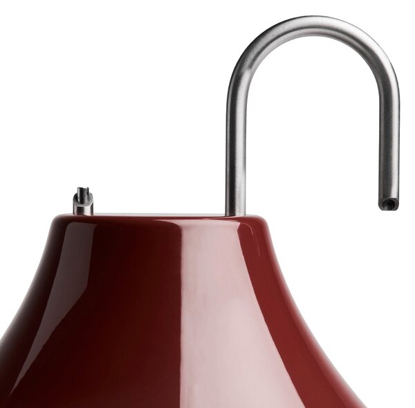 Prenosná lampa Mousqueton, Brushed Stainless Steel – HAY