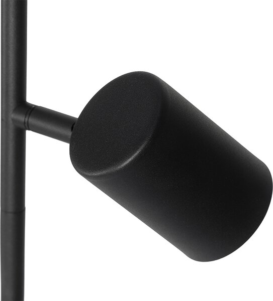 Moderná stojaca lampa čierna 3-svetlo - Jeana