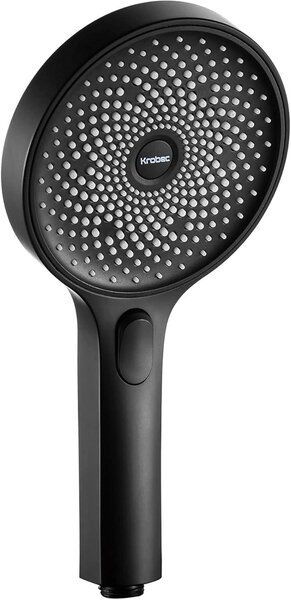 Ručná sprcha 130 mm, 3 režimy prúdu, chróm čierna, do kúpeľne