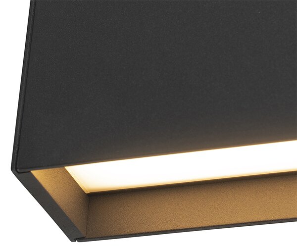 Moderná nástenná lampa antracit vrátane LED IP54 - Spector