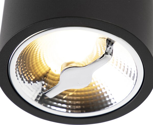 Moderné stropné bodové svetlo čierne AR111 vrátane LED - Expert