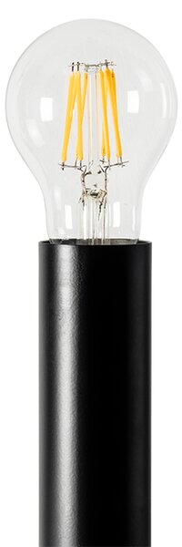 Art Deco nástenná lampa čierna 2-svetlo - Tubi