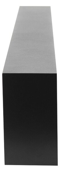 Dizajnová predĺžená nástenná lampa čierna 60 cm - Houx