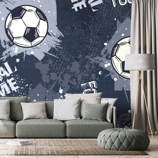 Tapeta futbalová lopta vo fialovom