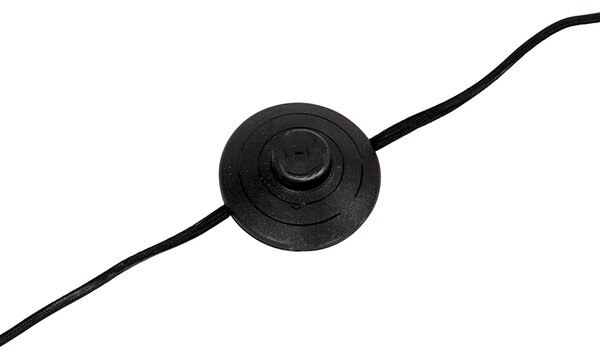 Škandinávska stojaca lampa čierna 5-svetlo - Facil Tube