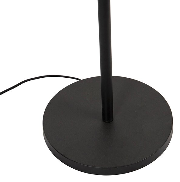 Škandinávska stojaca lampa čierna 5-svetlo - Facil Tube