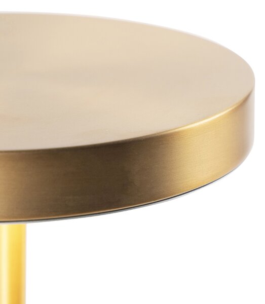 Moderná stolná lampa bronzová vrátane LED - Disco