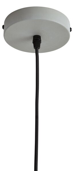 Vidiecka závesná lampa sivá - Dory