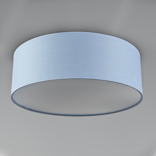 Stropné svietidlo modré 30 cm vrátane LED - Drum LED