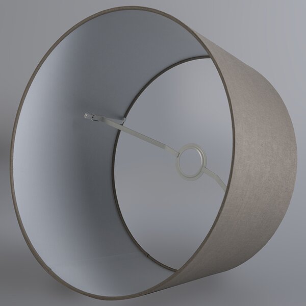 Moderné závesné svietidlo biele s tienidlom 45 cm taupe - Combi 1