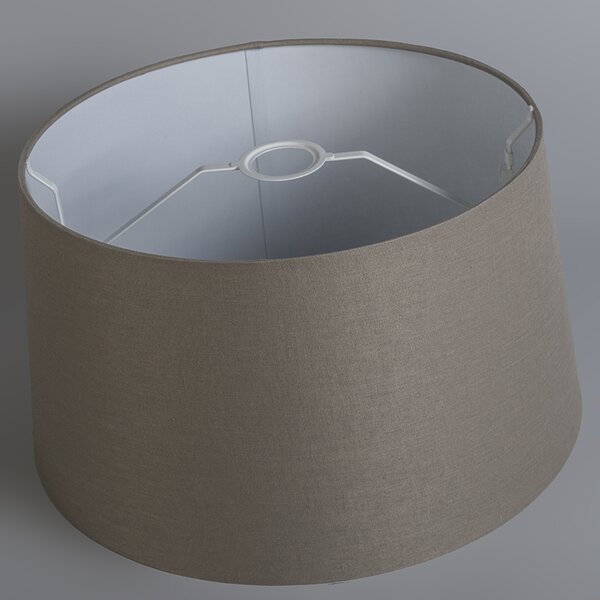 Moderné závesné svietidlo čierne s tienidlom 45 cm taupe - Combi 1