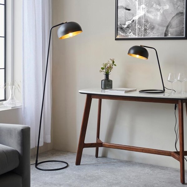 Endon 106336 - Stolná lampa BRAIR 1xE14/7W/230V čierna