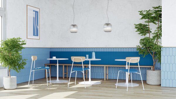 LD SEATING - Stolička TRIVI TR-126 s čalúneným sedadlom