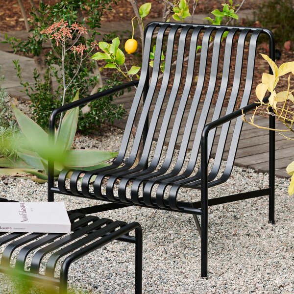 Záhradné kreslo Palissade Lounge High, Cream White – HAY