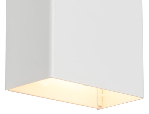 Moderná nástenná lampa biela - Otan S