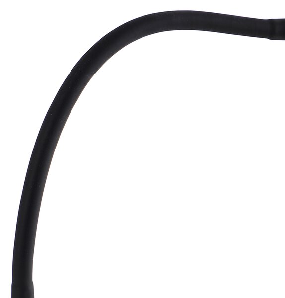 Dizajnová stolná lampa čierna vrátane LED s dotykovým stmievačom - Palka