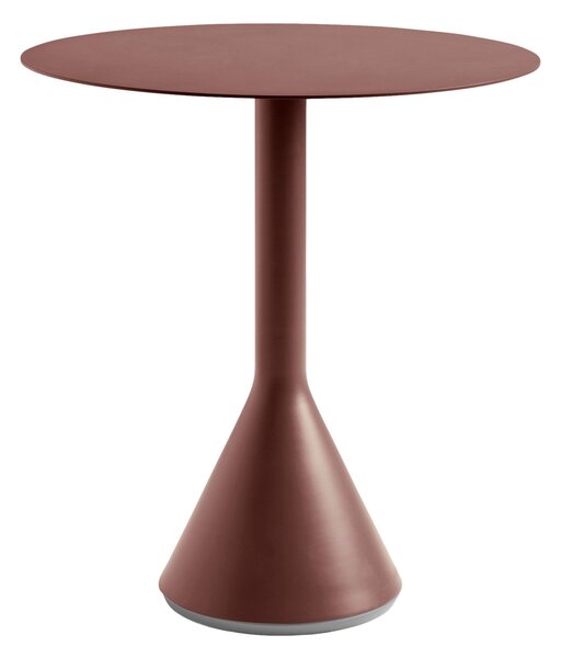 Záhradný stôl Palissade Cone Ø70, Iron Red – HAY