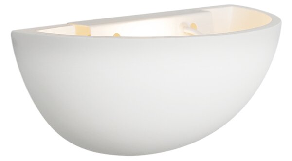 Moderná nástenná lampa biela - Britt