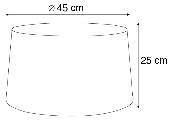 Líniový tienidlo biele 45 cm