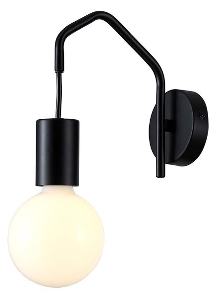 Nástenná lampa BASSO 1xE27/40W/230V čierna