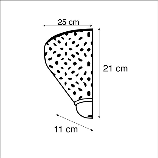 Orientálna nástenná lampa oceľ - Sinbad