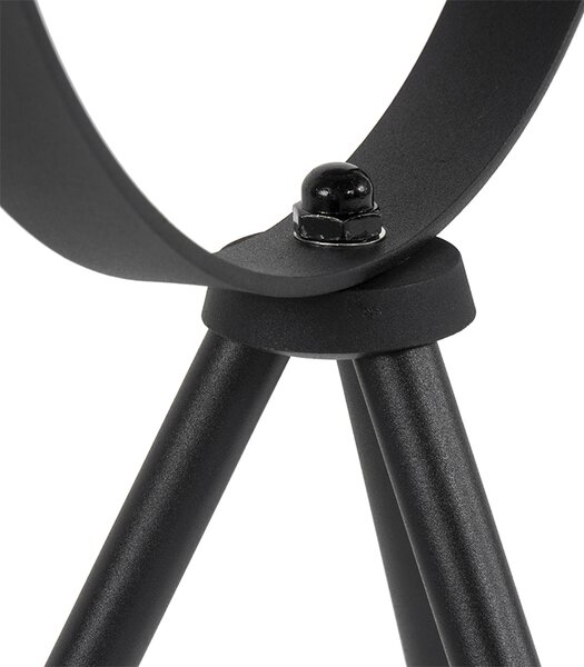 Stolná lampa čierna so zlatom 63,3 cm trojnožka nastaviteľná - Magnax
