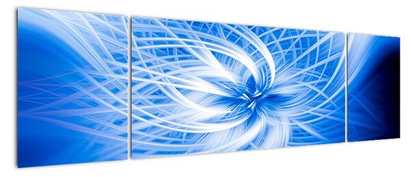 Modrý moderný obraz (Obraz 170x50cm)