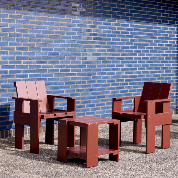 Záhradná stolička Crate Dining, Iron Red – HAY