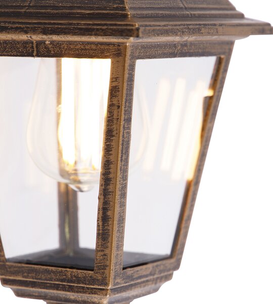 Vonkajšia nástenná lampa starožitné zlato IP44 - Capital
