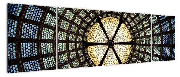 Moderný obraz - detail vitráže (Obraz 170x50cm)