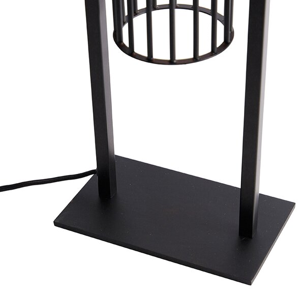 Moderná stolná lampa čierna - Balenco Wazo