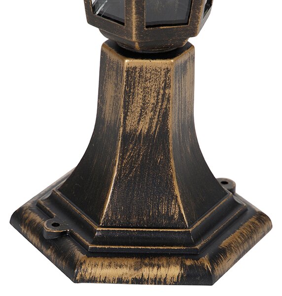 Vonkajšia lampa starožitné zlato 42 cm IP44 - New Haven