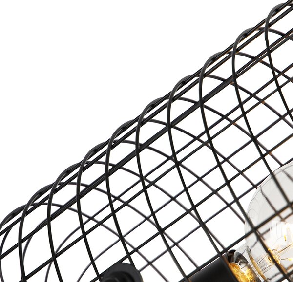 Priemyselná stojaca lampa trojnožka oceľ čierna - Bliss Vefa