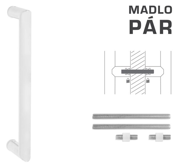 FT - MADLO kód K02 Ø 25 mm UN pár 200 mm, Ø 25 mm, 225 mm