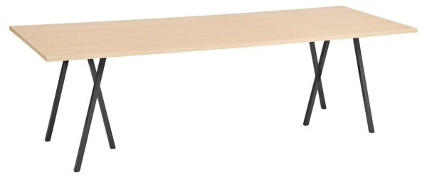 Stôl Loop Stand, Oak / Black, 180 x 88 cm – HAY
