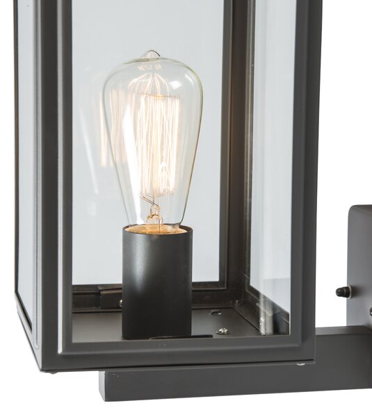 Priemyselná nástenná lampa sivá IP44 - Sutton Up