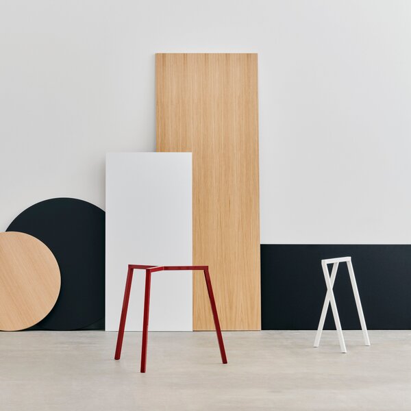 Stôl Loop Stand High, Oak / Black, 200 x 93 cm – HAY