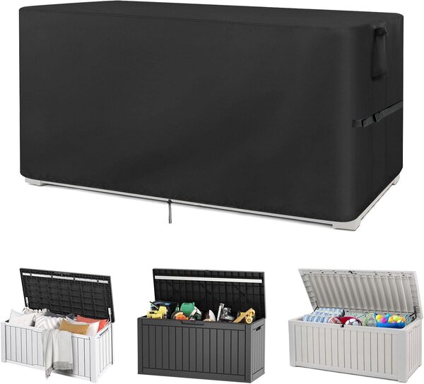 Záhradný box 163 x 81 x 74 cm, 500D Oxford, vodotesný, UV ochrana, ventilácia, pre vonkajšie použitie