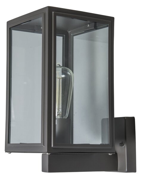 Priemyselná nástenná lampa sivá IP44 - Sutton Up
