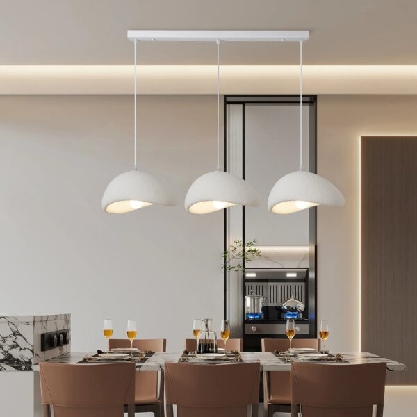 BRILAGI - Luster na lanku WABI SABI 3xE27/60W/230V biela