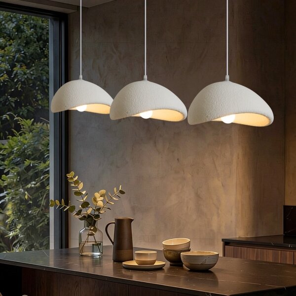 BRILAGI - Luster na lanku WABI SABI 3xE27/60W/230V biela