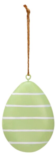 Závesné kovové vajíčko PASTEL EGG - viac farieb Farba: Žltá