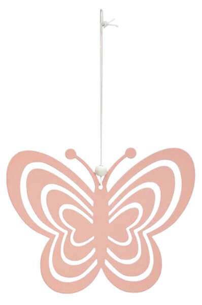 Závesný kovový motýľ PASTEL BUTTERFLY - viac farieb Farba: Žltá