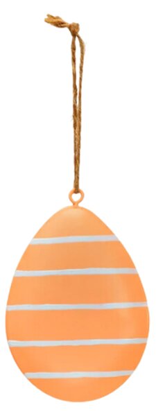 Závesné kovové vajíčko PASTEL EGG - viac farieb Farba: Žltá